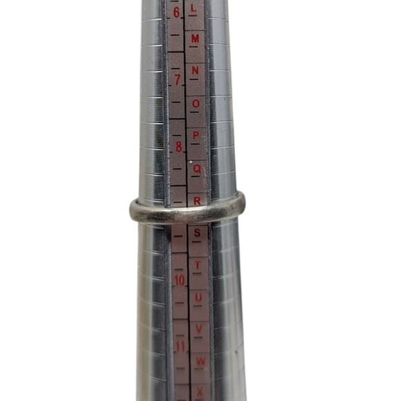 CNA Sterling Silver (.925) Blue Quartz Floral Cluster Ring Size 9, 4.79g Estate - Picture 4 of 6